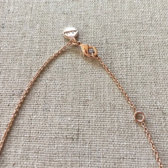Stella & Dot | Delicate Dainty Rose Gold Sidewinder Snake Necklace Retir… - Picture 9 of 12